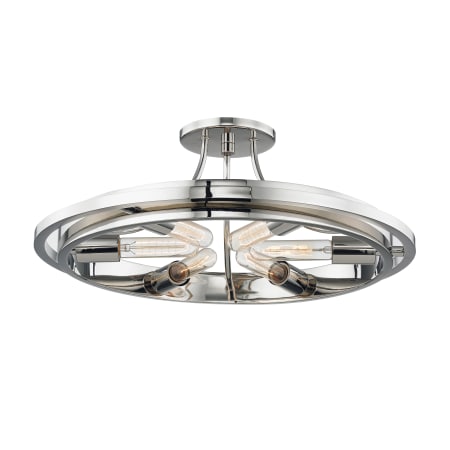 A large image of the Hudson Valley Lighting 2721 Polished Nickel