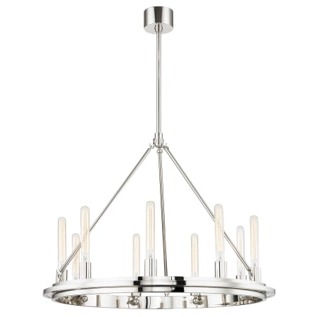 A large image of the Hudson Valley Lighting 2732 Polished Nickel