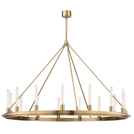 A large image of the Hudson Valley Lighting 2758 Aged Brass