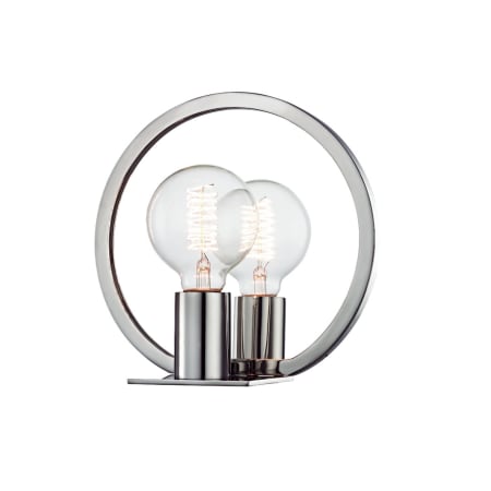 A large image of the Hudson Valley Lighting 2810 Polished Nickel