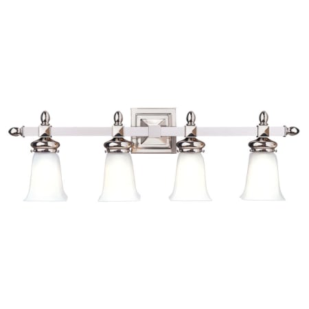 A large image of the Hudson Valley Lighting 2824 Polished Nickel
