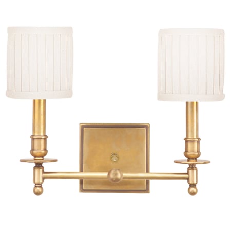 A large image of the Hudson Valley Lighting 302 Aged Brass