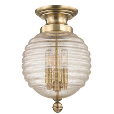 A large image of the Hudson Valley Lighting 3200 Aged Brass
