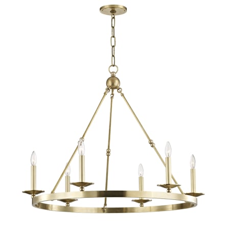 A large image of the Hudson Valley Lighting 3206 Aged Brass