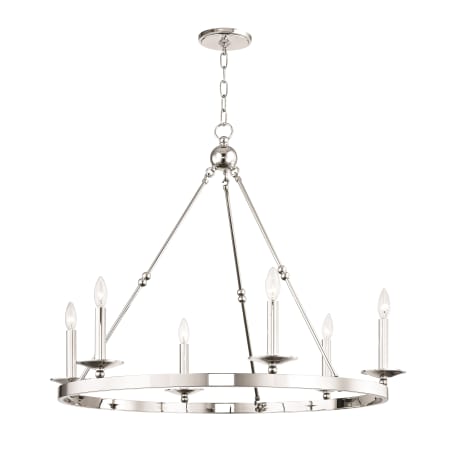 A large image of the Hudson Valley Lighting 3206 Polished Nickel