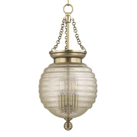 A large image of the Hudson Valley Lighting 3210 Aged Brass