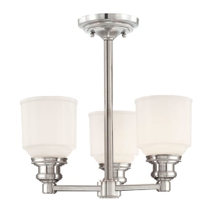 A large image of the Hudson Valley Lighting 3413 Polished Nickel