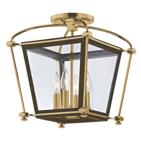 A large image of the Hudson Valley Lighting 3610 Aged Brass