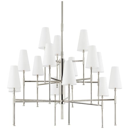 A large image of the Hudson Valley Lighting 3748 Polished Nickel
