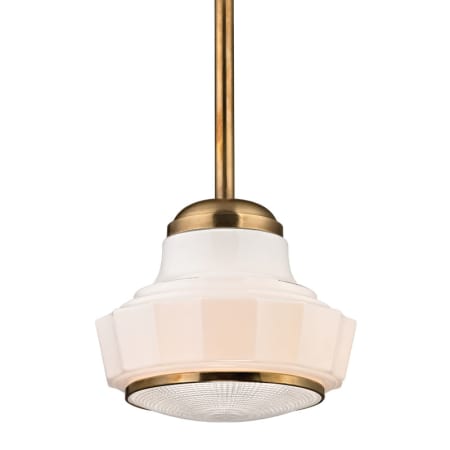 A large image of the Hudson Valley Lighting 3809 Aged Brass