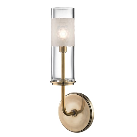 A large image of the Hudson Valley Lighting 3901 Aged Brass