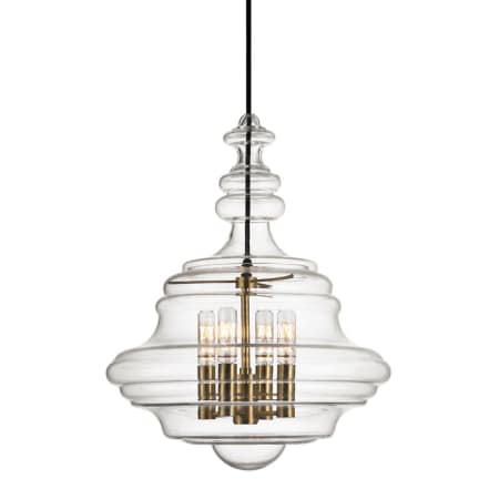 A large image of the Hudson Valley Lighting 4016 Aged Brass