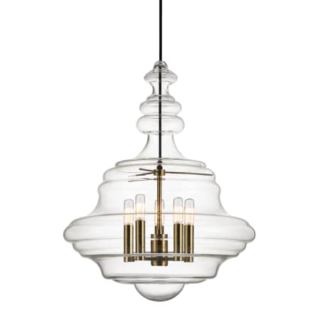 A large image of the Hudson Valley Lighting 4020 Aged Brass