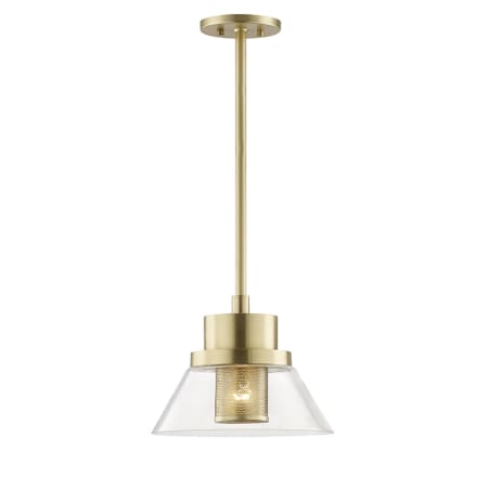 A large image of the Hudson Valley Lighting 4031 Aged Brass