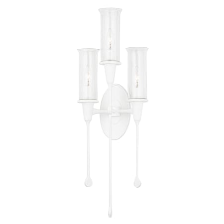 A large image of the Hudson Valley Lighting 4103 White Plaster