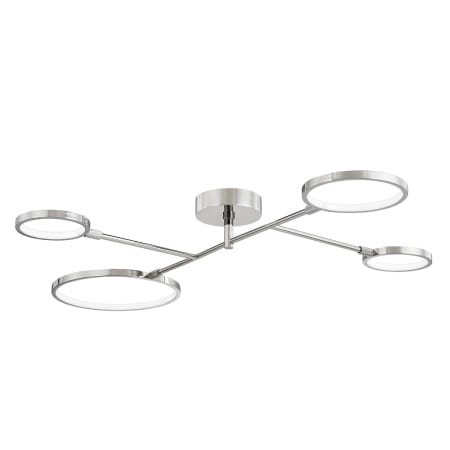 A large image of the Hudson Valley Lighting 4104 Polished Nickel