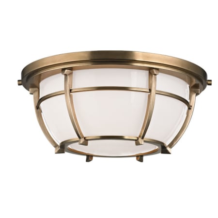 A large image of the Hudson Valley Lighting 4112 Aged Brass