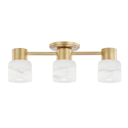 A large image of the Hudson Valley Lighting 4203 Aged Brass