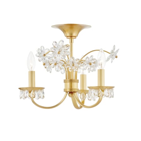 A large image of the Hudson Valley Lighting 4403 Aged Brass