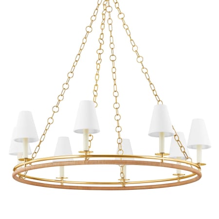 A large image of the Hudson Valley Lighting 4408 Aged Brass