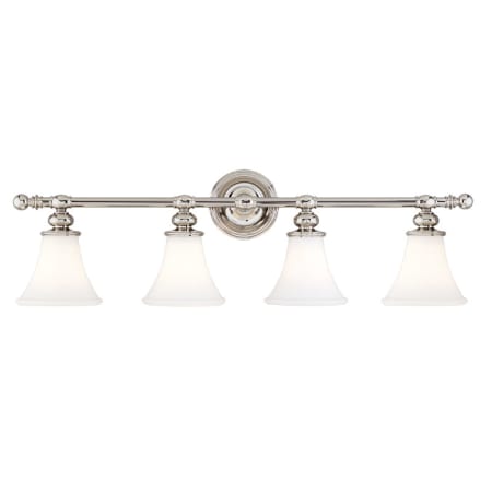 A large image of the Hudson Valley Lighting 4504 Polished Nickel