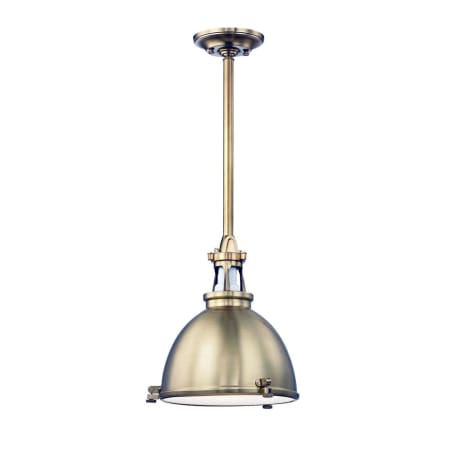 A large image of the Hudson Valley Lighting 4614 Aged Brass
