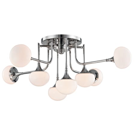 A large image of the Hudson Valley Lighting 4708 Polished Nickel