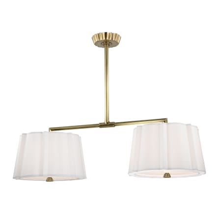 A large image of the Hudson Valley Lighting 4844 Aged Brass