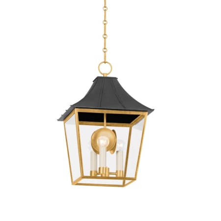 A large image of the Hudson Valley Lighting 4903 Vintage Gold Lead / Graphite