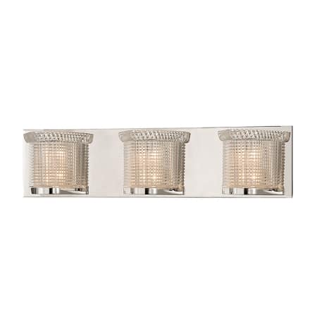 A large image of the Hudson Valley Lighting 5193 Polished Nickel