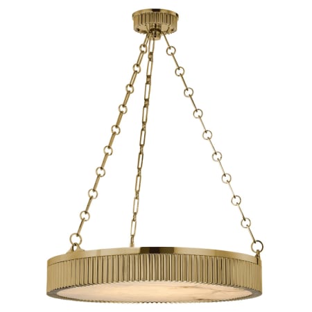 A large image of the Hudson Valley Lighting 522 Aged Brass