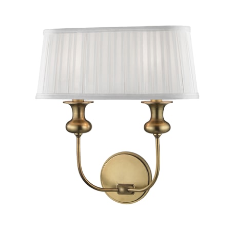A large image of the Hudson Valley Lighting 5402 Aged Brass