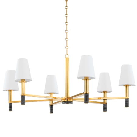 A large image of the Hudson Valley Lighting 5640 Aged Brass