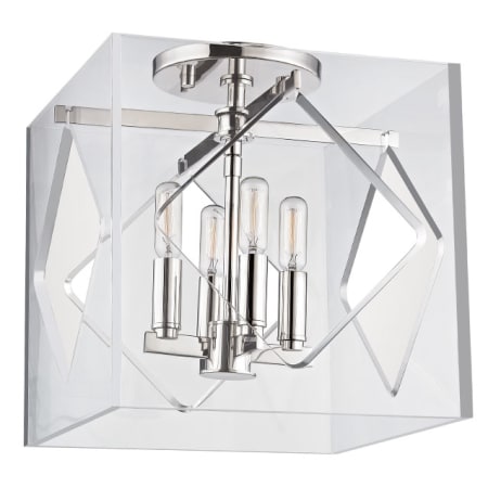 A large image of the Hudson Valley Lighting 5912F Polished Nickel