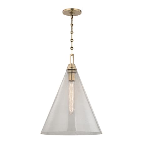 A large image of the Hudson Valley Lighting 6014 Aged Brass