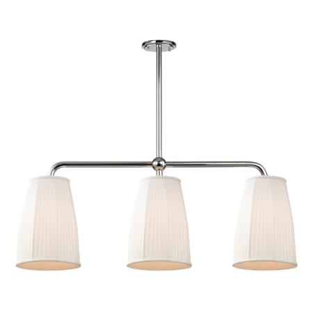 A large image of the Hudson Valley Lighting 6063 Polished Nickel