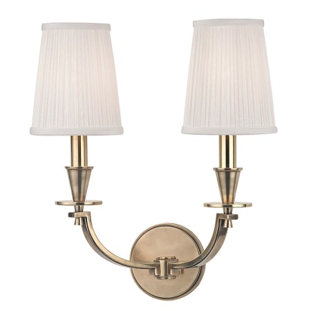 A large image of the Hudson Valley Lighting 6212 Aged Brass