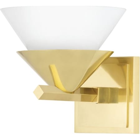 A large image of the Hudson Valley Lighting 6401 Aged Brass