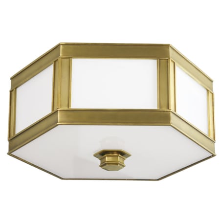 A large image of the Hudson Valley Lighting 6410 Aged Brass