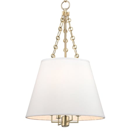 A large image of the Hudson Valley Lighting 6415 Aged Brass