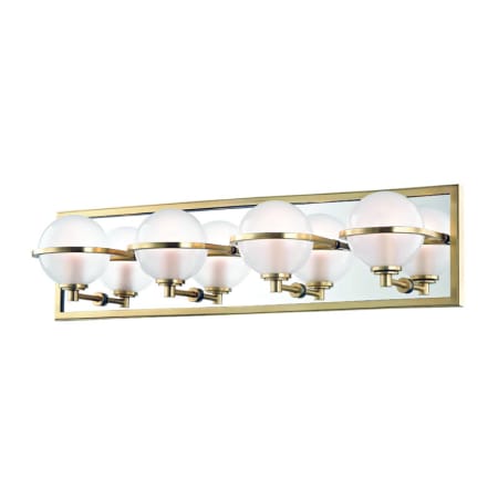 A large image of the Hudson Valley Lighting 6444 Aged Brass