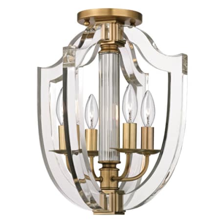 A large image of the Hudson Valley Lighting 6500 Aged Brass