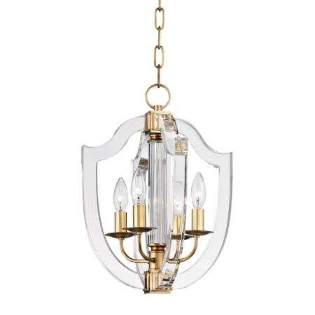 A large image of the Hudson Valley Lighting 6512 Aged Brass