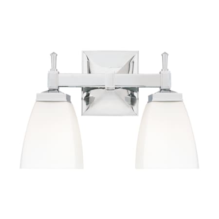 A large image of the Hudson Valley Lighting 652 Polished Chrome