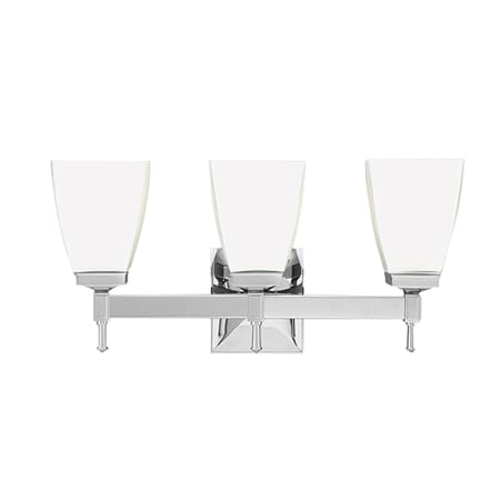 A large image of the Hudson Valley Lighting 653 Polished Chrome