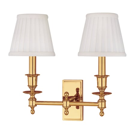 A large image of the Hudson Valley Lighting 6802 Polished Brass