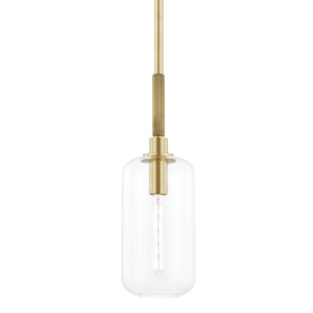 A large image of the Hudson Valley Lighting 6908 Aged Brass