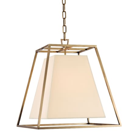 A large image of the Hudson Valley Lighting 6917 Aged Brass