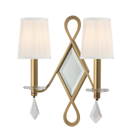 A large image of the Hudson Valley Lighting 702 Aged Brass