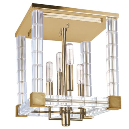 A large image of the Hudson Valley Lighting 7112 Aged Brass